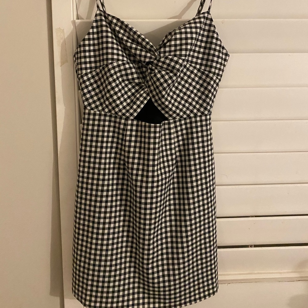 By the way - gingham dress - XS